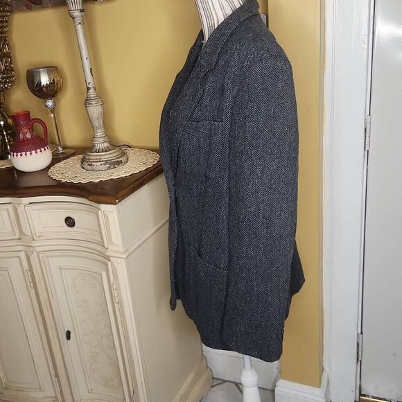 Vintage Jones Jeans wool gray blazer womens size 10 - Picture 2 of 3